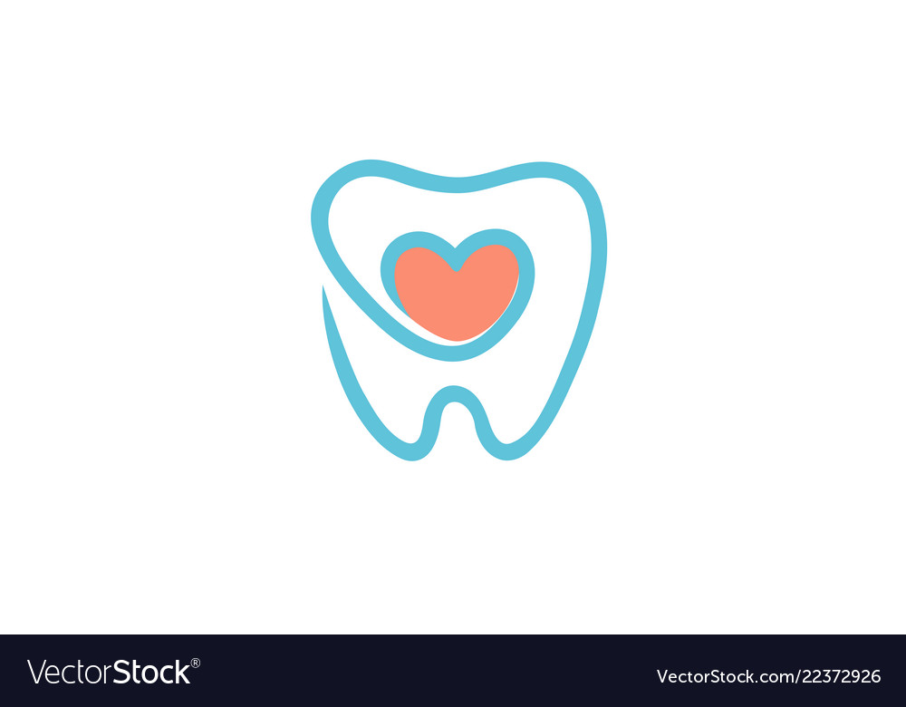 Tooth With Heart Svg