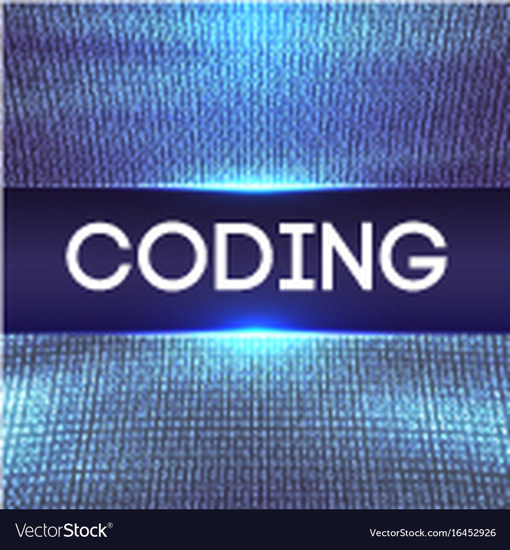 Programming code abstract technology background Vector Image