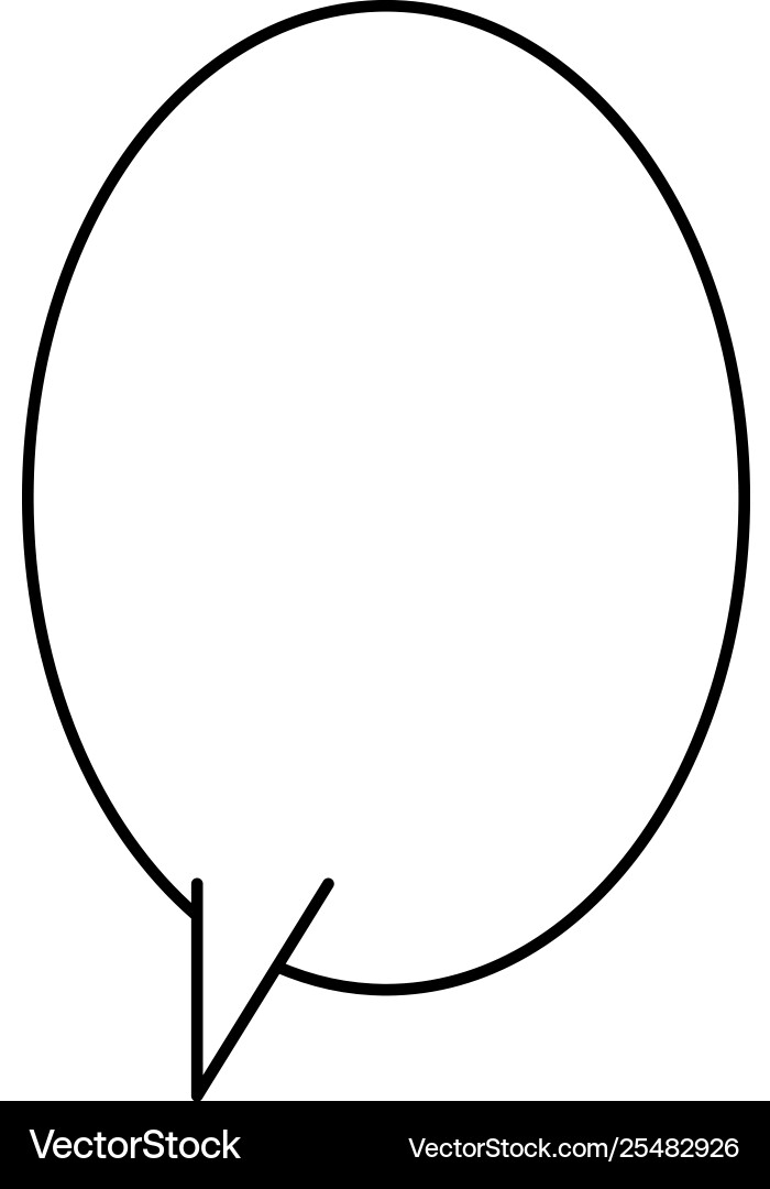 Speech bubble with white background Royalty Free Vector