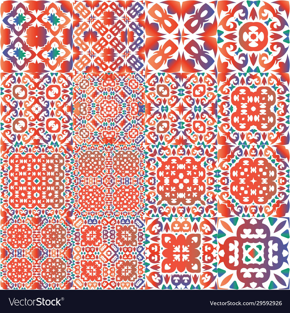 Traditional ornate mexican talavera Royalty Free Vector