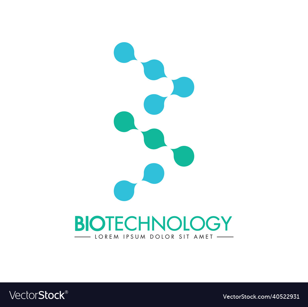 Biotechnology concept designs Royalty Free Vector Image