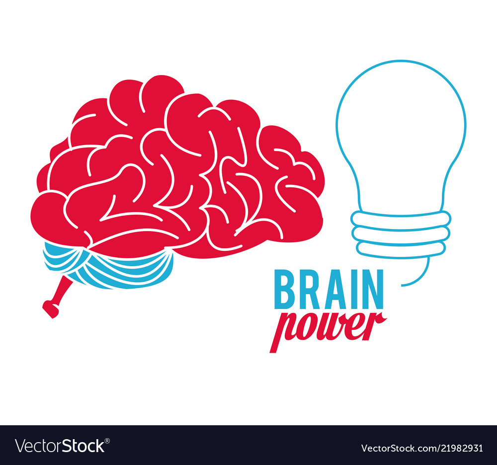 Brain power emblem