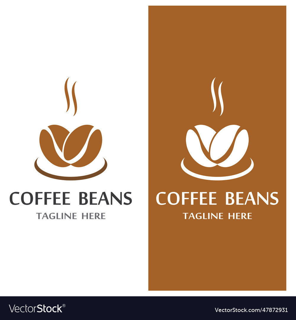 Coffee bean icon Royalty Free Vector Image - VectorStock