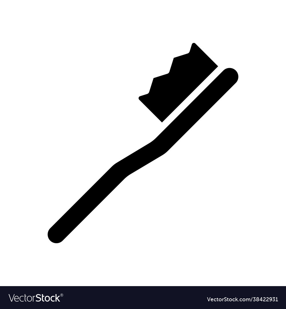 Graphic toothbrush icon