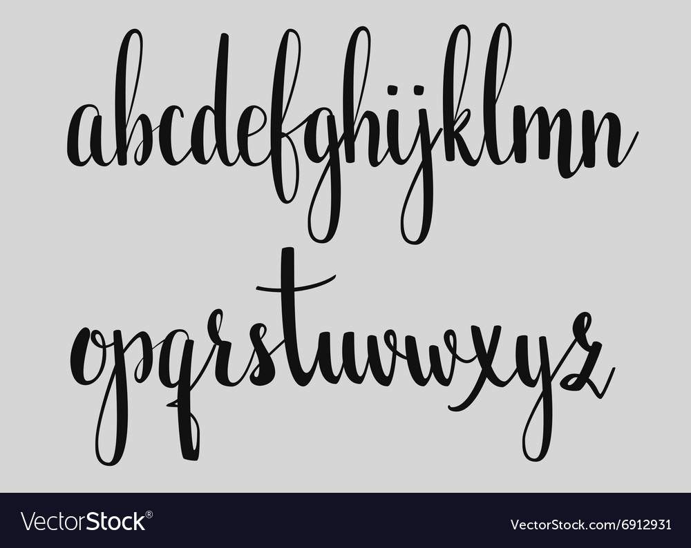 cursive in word font