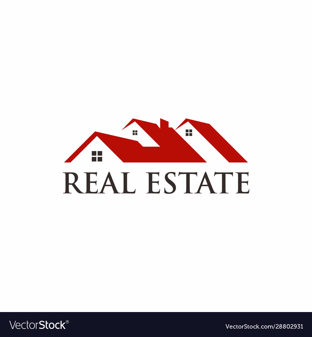 Real estate logo Royalty Free Vector Image - VectorStock