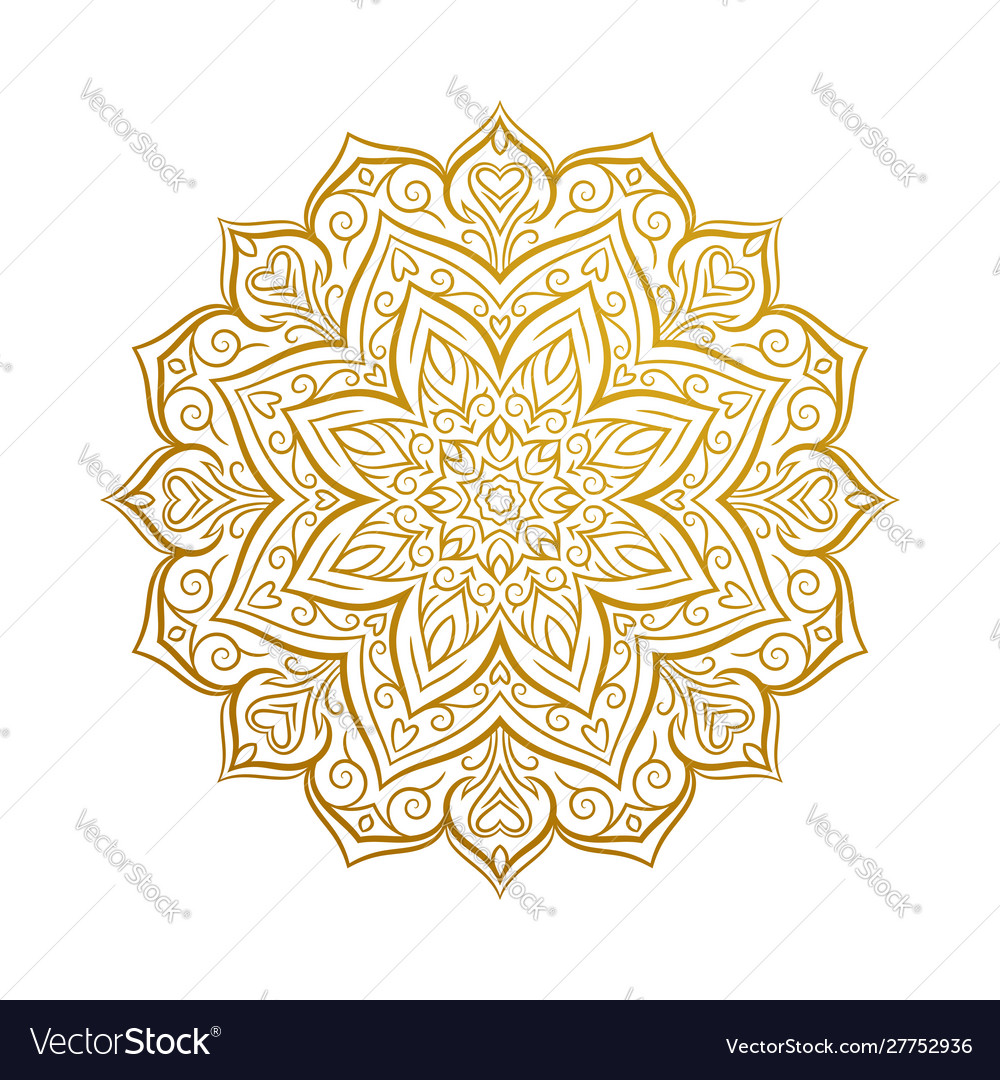 Beautiful mandala decorative element Royalty Free Vector