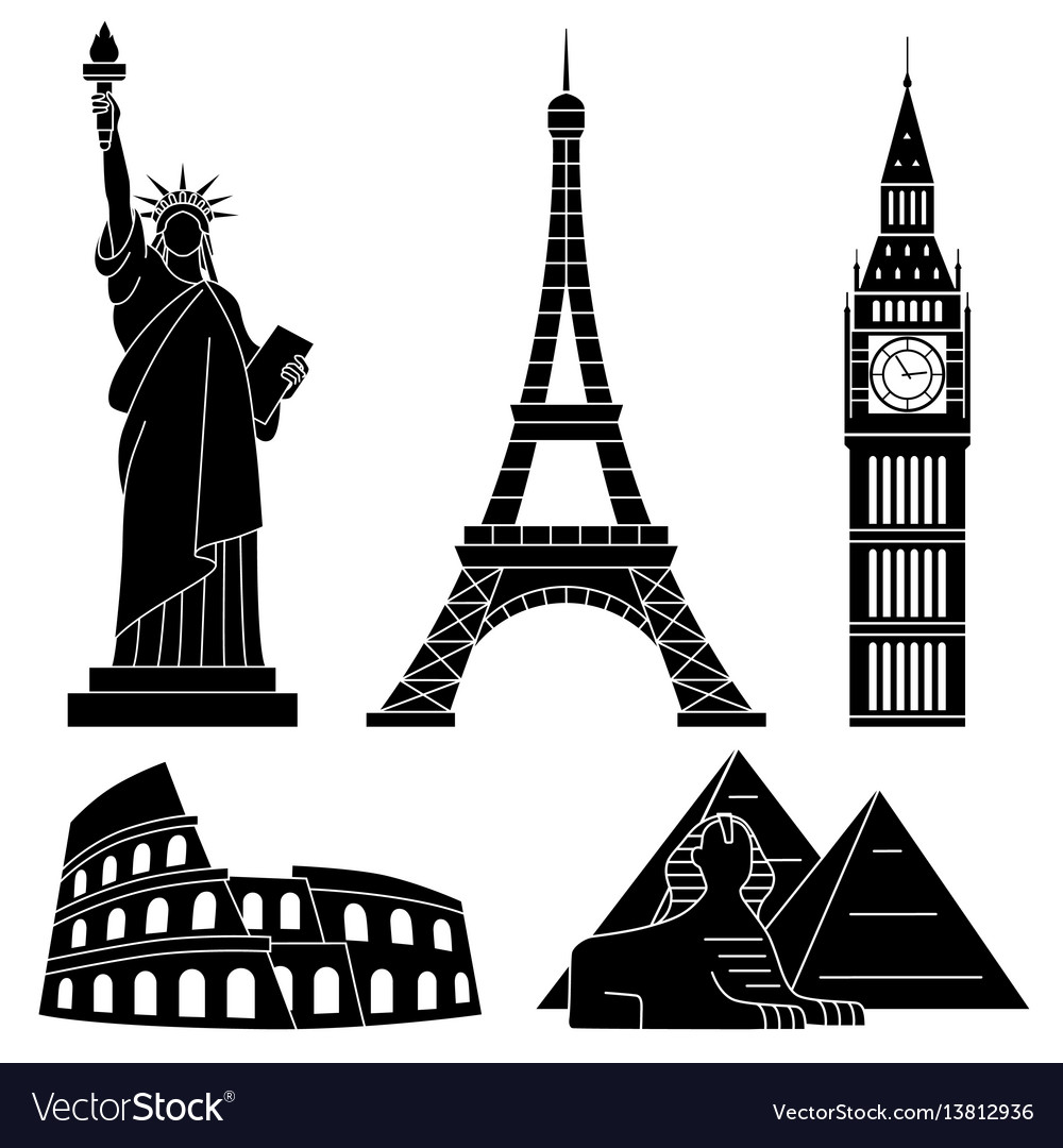 Statue of Liberty vs. Eiffeltower - Comparison of sizes