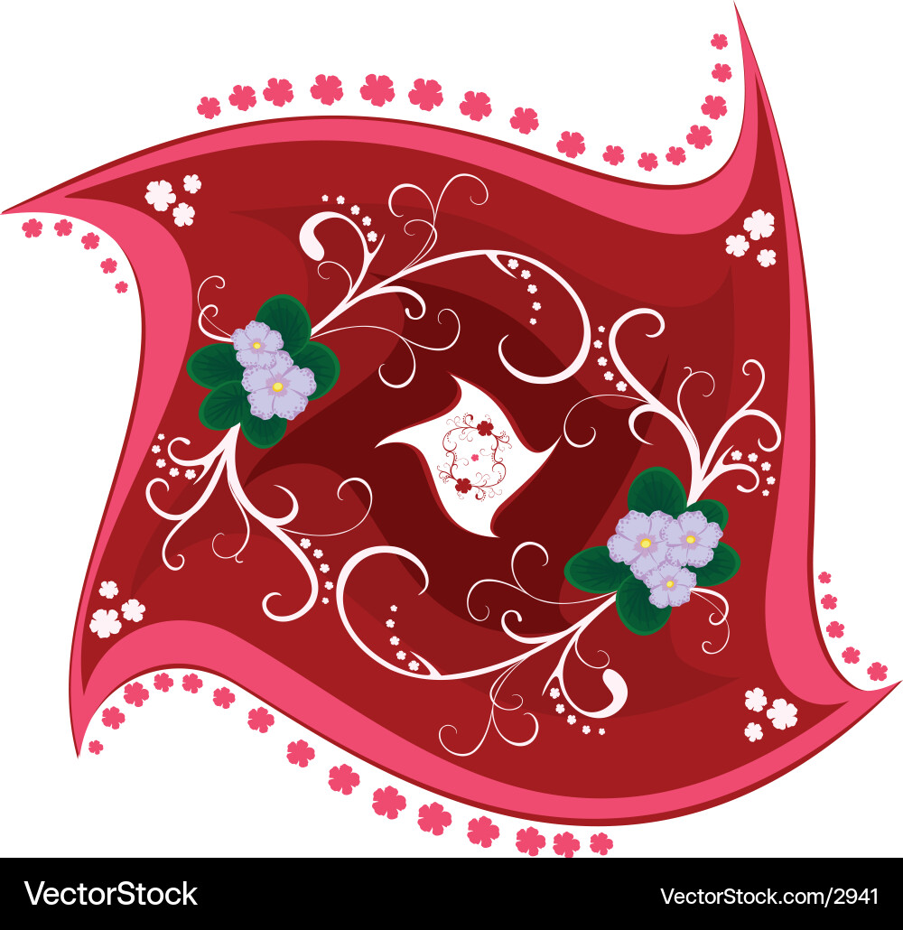 Floral tile Royalty Free Vector Image - VectorStock