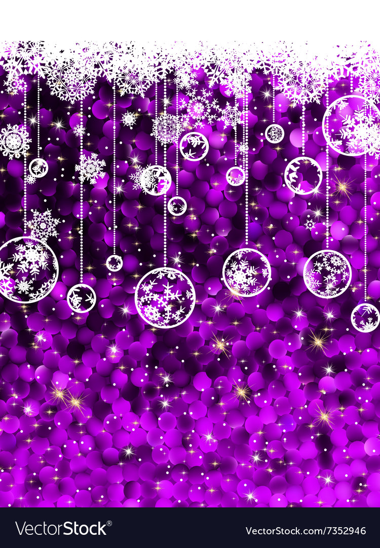christmas card cute misaic dot in purple eps 8 vector image purple christmas cards
