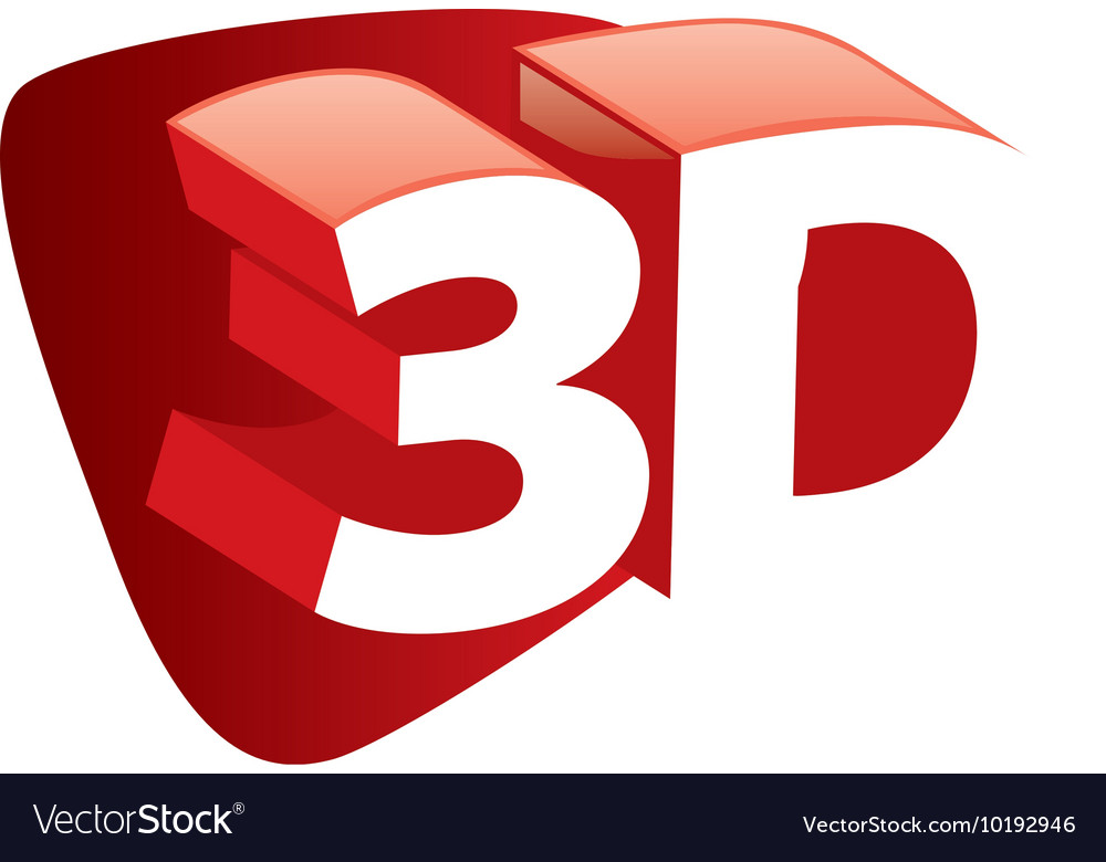 Logo stereoscopy Royalty Free Vector Image - VectorStock