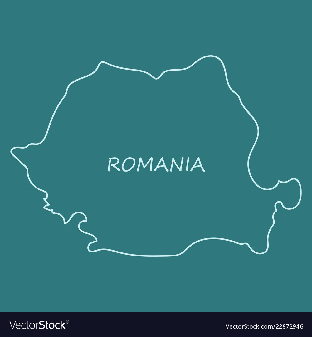 Symbol poster banner romania silhouette romanian