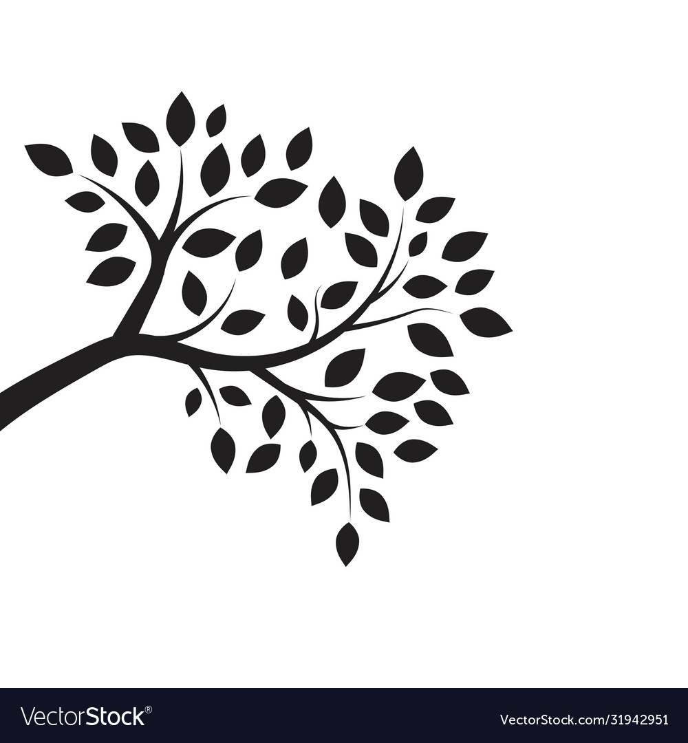 Tree branch design Royalty Free Vector Image - VectorStock