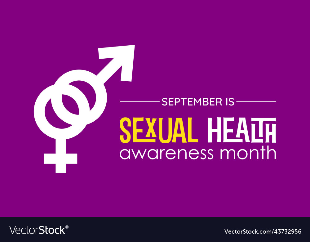 Design concept of sexual health month observed