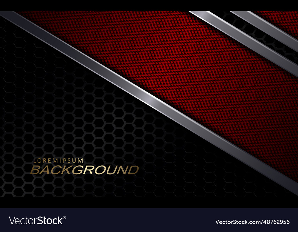 Textured red frames with a shiny metallic border Vector Image