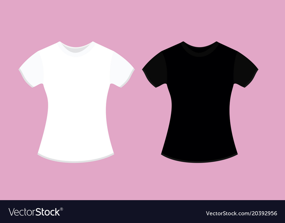 Women t outlet shirt vector