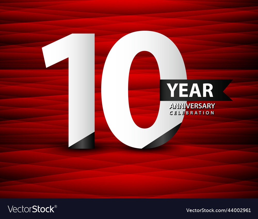 10 year anniversary celebration logo