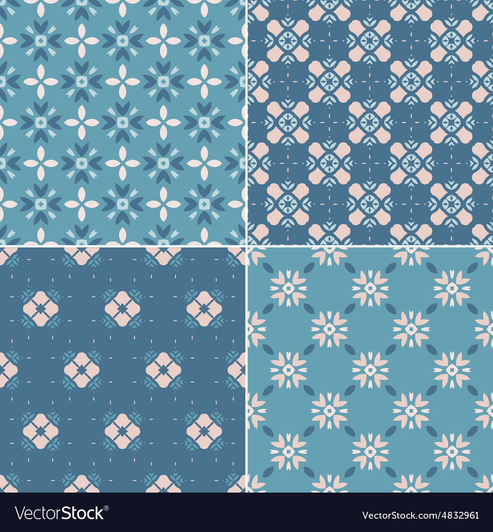 Pattern set Royalty Free Vector Image - VectorStock