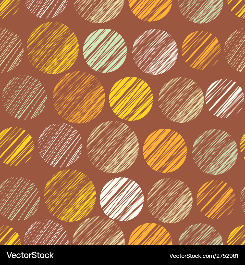 Seamless pattern with circle elements Royalty Free Vector
