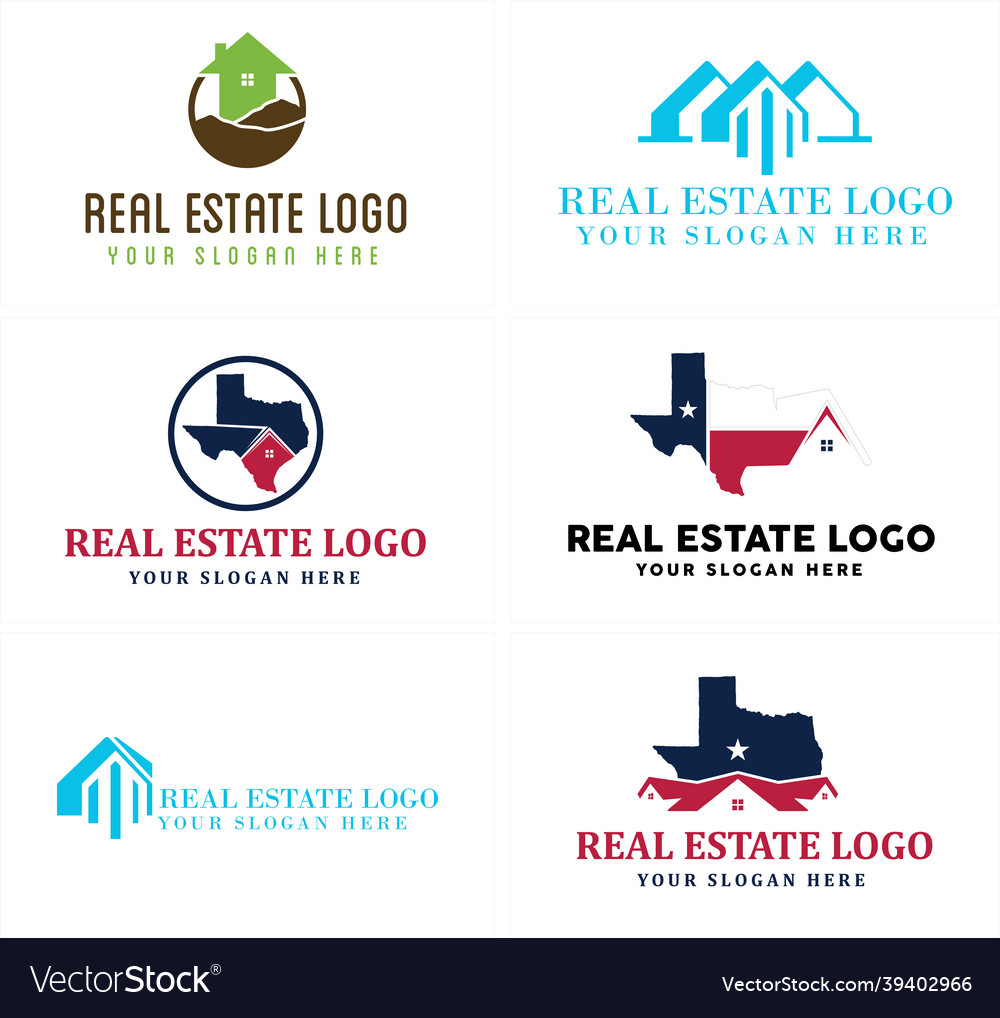 Real Estate In Texas Business Property Logo Design