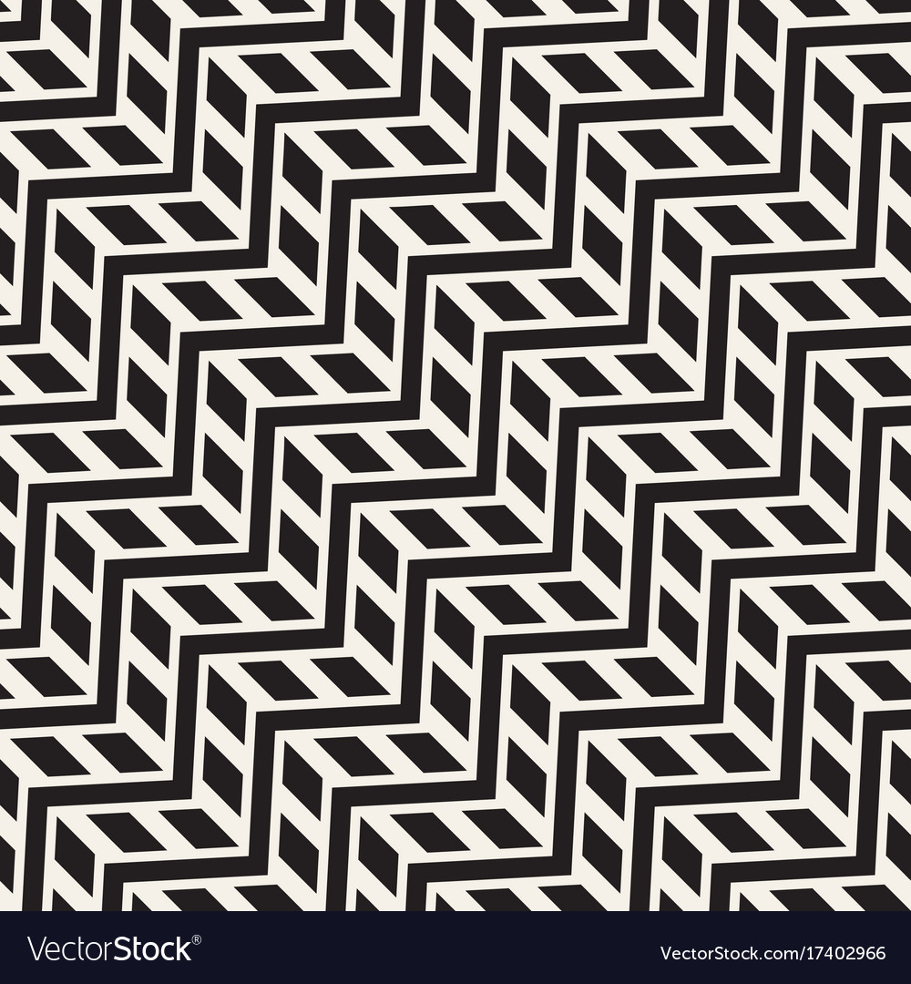 Seamless zigzag line pattern abstract Royalty Free Vector