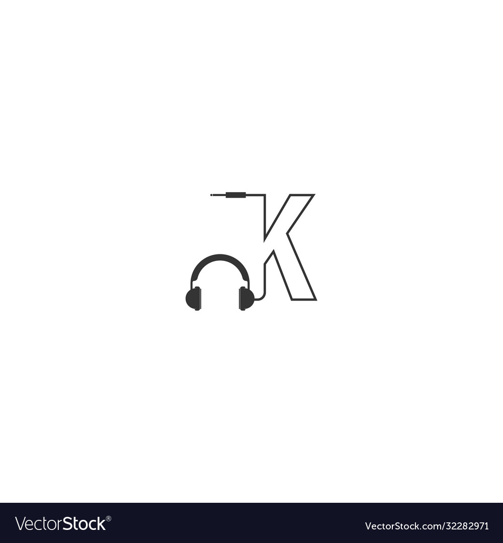 Letter k and podcast logo