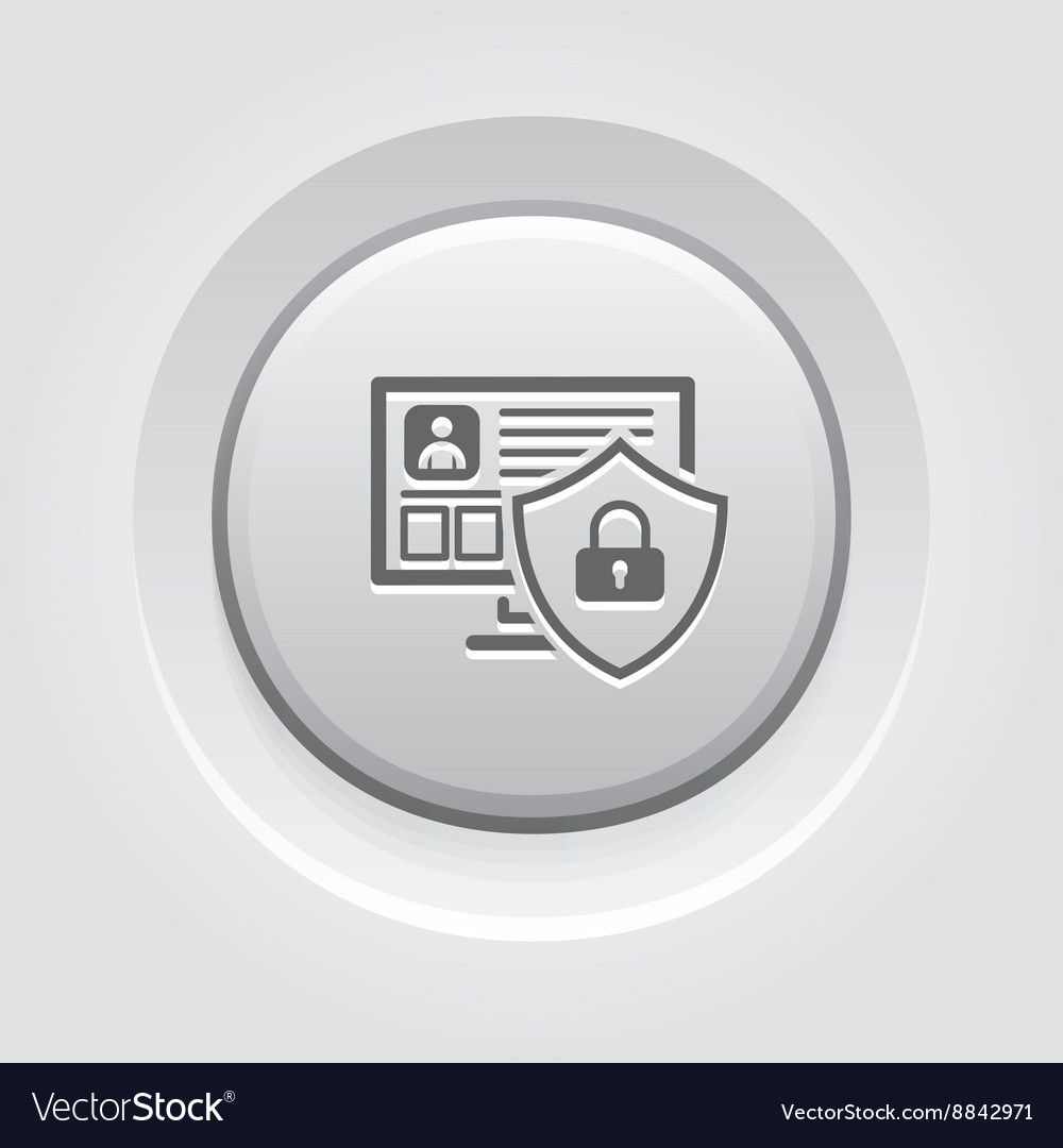 Private security icon Royalty Free Vector Image