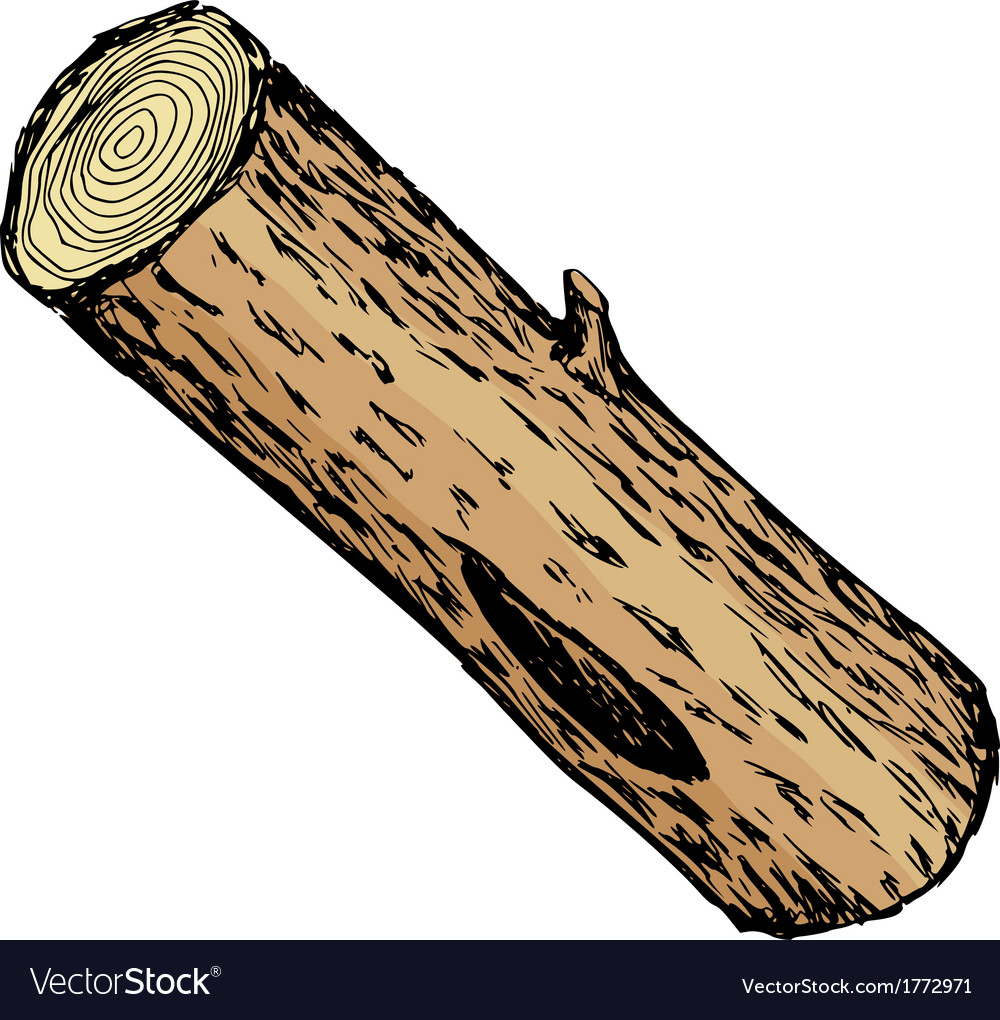 Wooden Log Vector