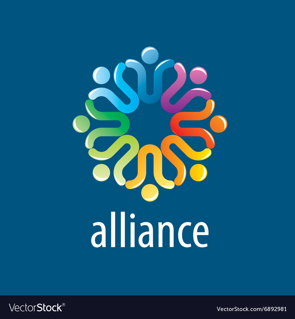 Human alliance logo Royalty Free Vector Image - VectorStock