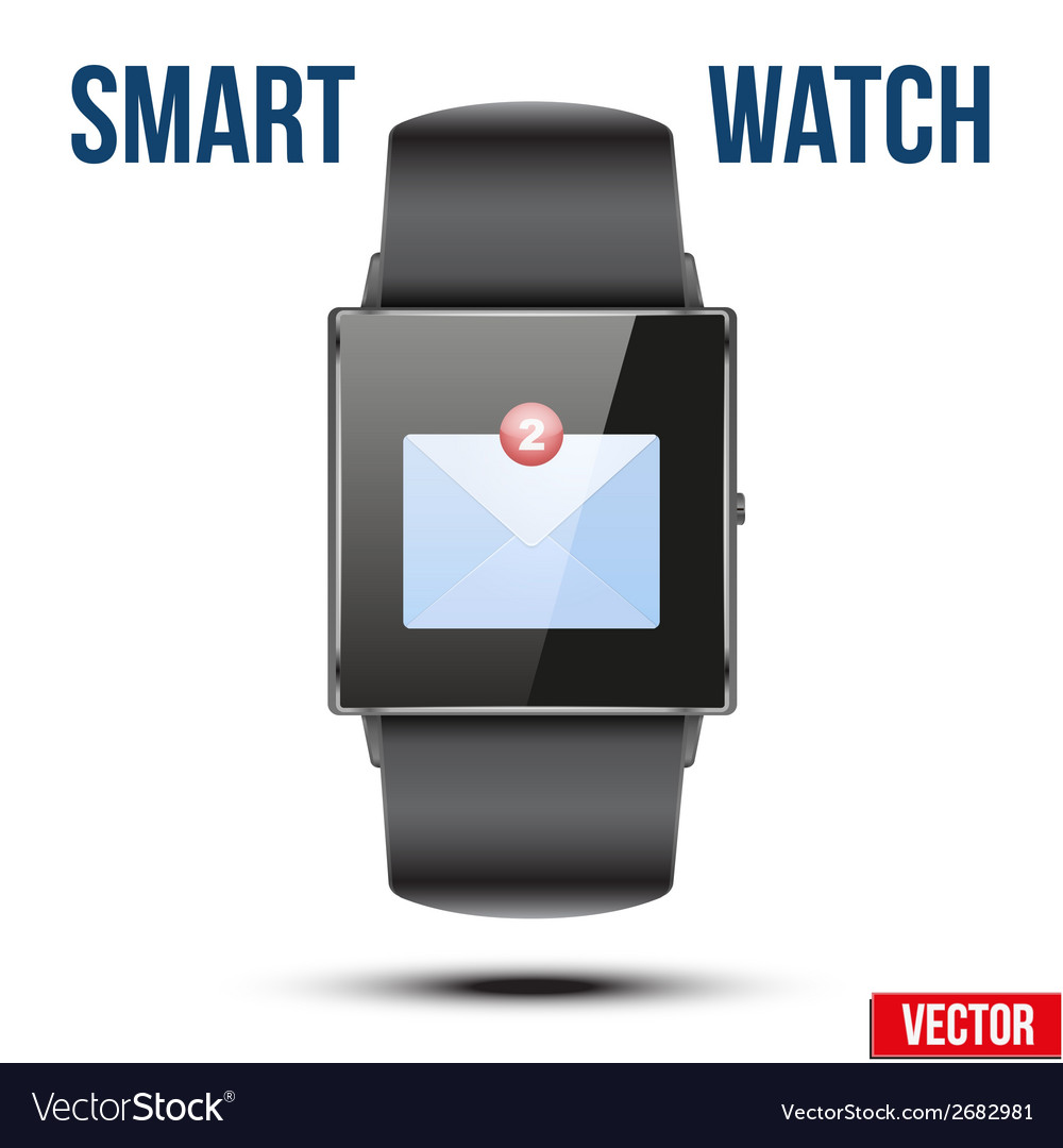 New mail received notification on smart watch