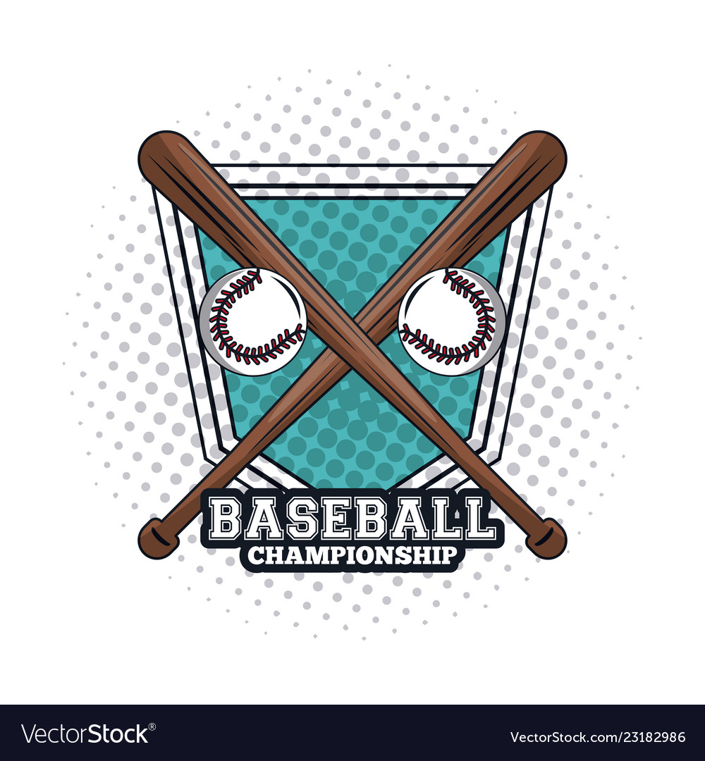 Baseball championship emblem