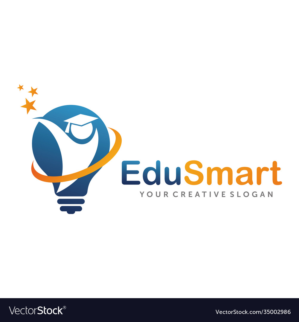 Education logo online school and learning logo Vector Image