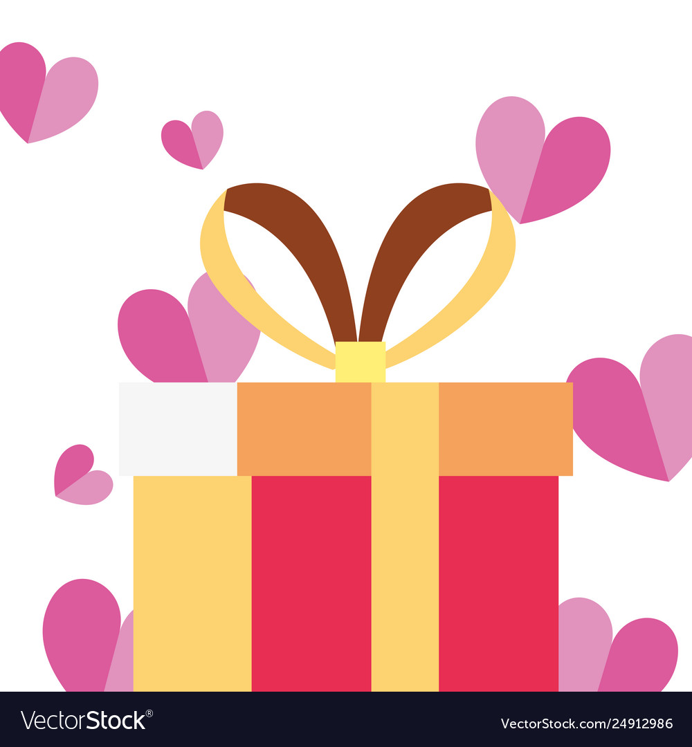 Gift box surprise Royalty Free Vector Image - VectorStock