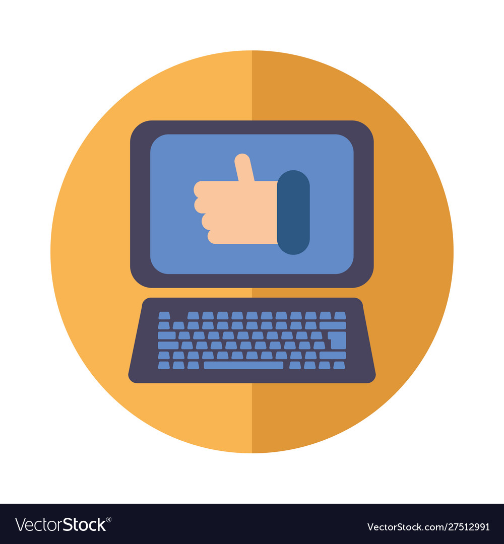 Computer icon block design Royalty Free Vector Image