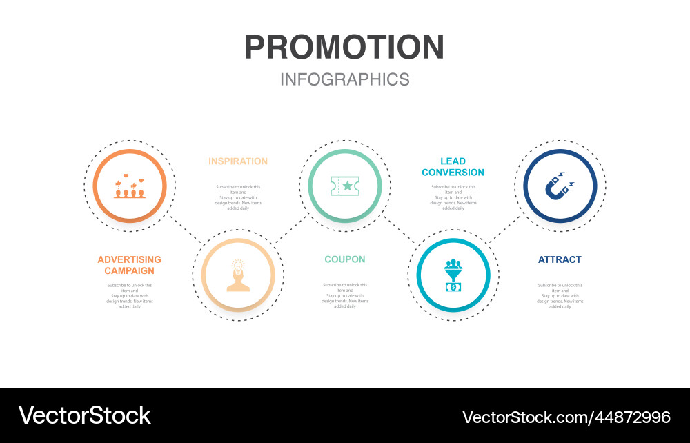 Advertising campaign inspiration coupon lead Vector Image