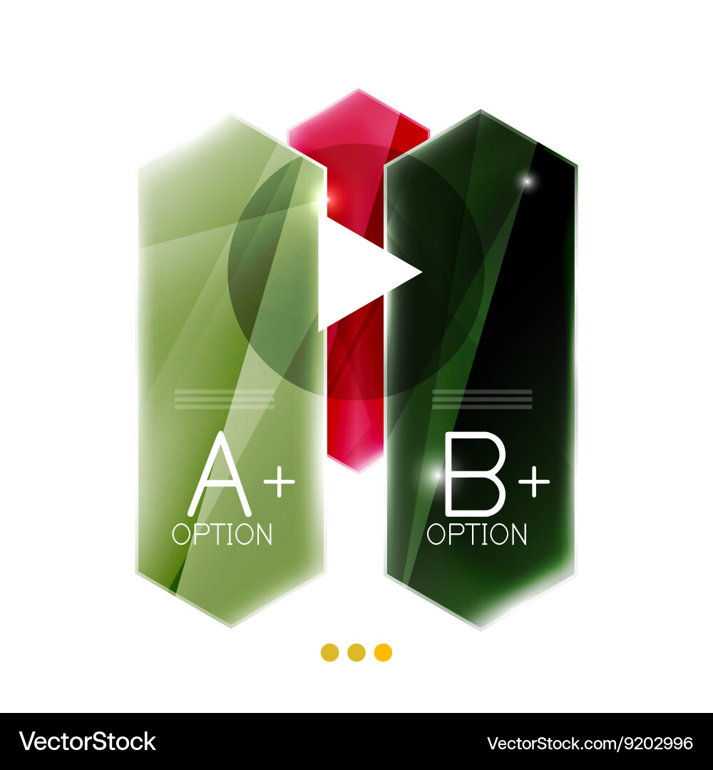 Arrow infographics element Royalty Free Vector Image