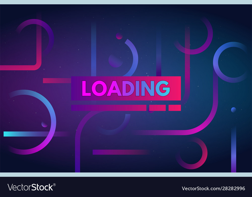 Gradient dynamic loading bar background Royalty Free Vector
