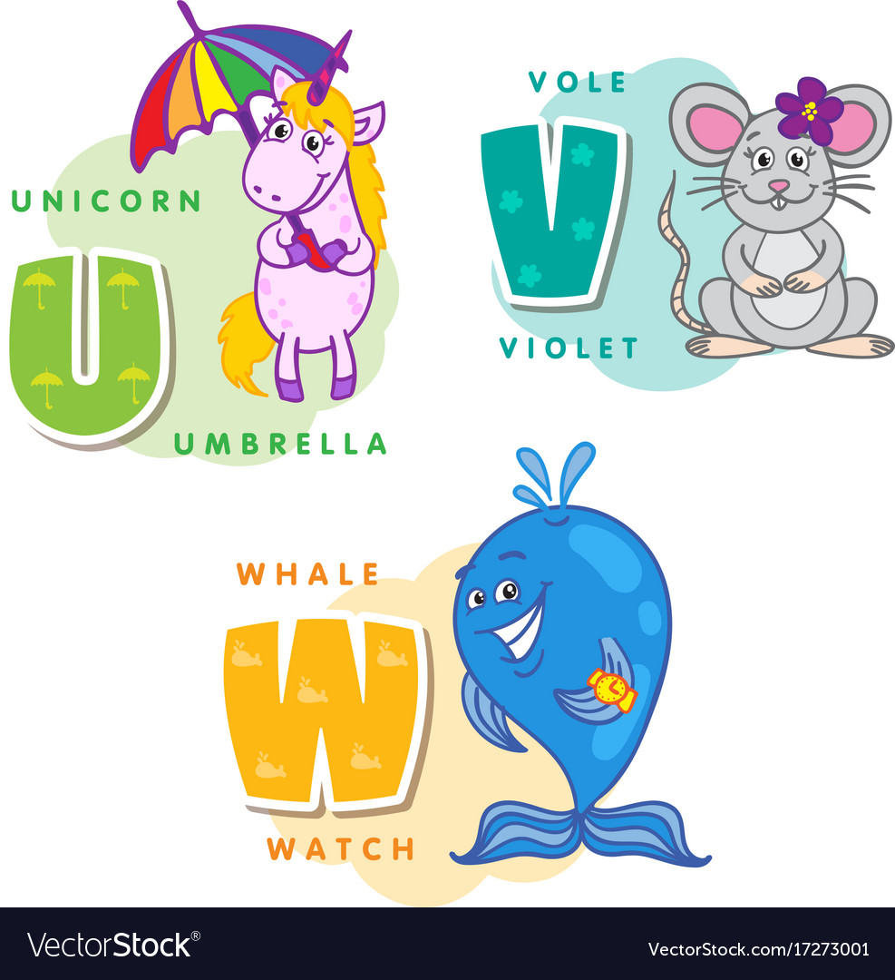 A Letter U For Umbrella Vector Images 62