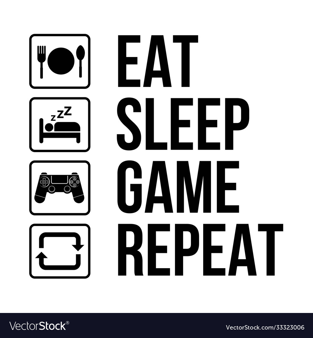 Gamer daily activity life infographic Royalty Free Vector