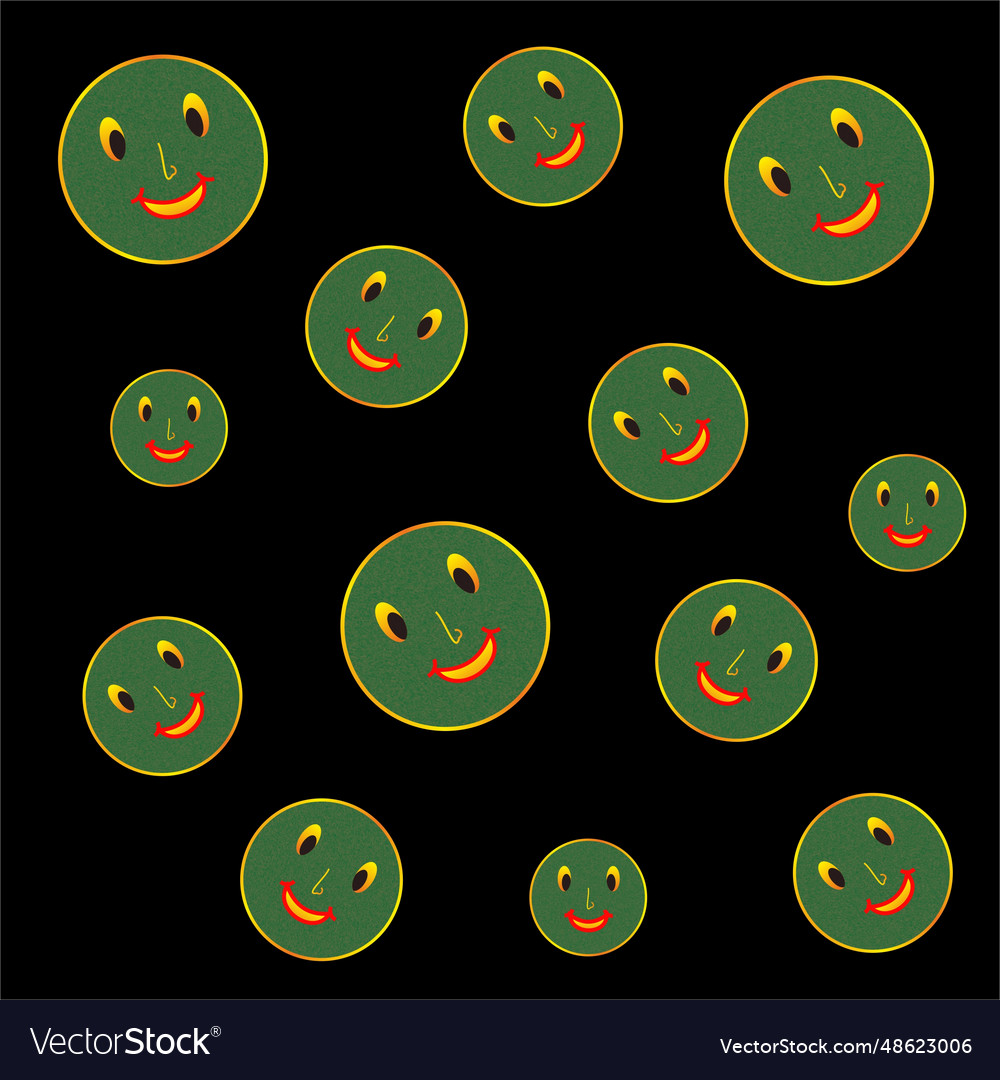 Smiley face emoji smile background Royalty Free Vector Image