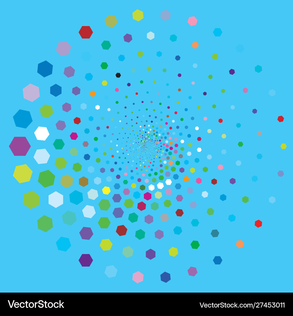 Abstract hexagons background Royalty Free Vector Image
