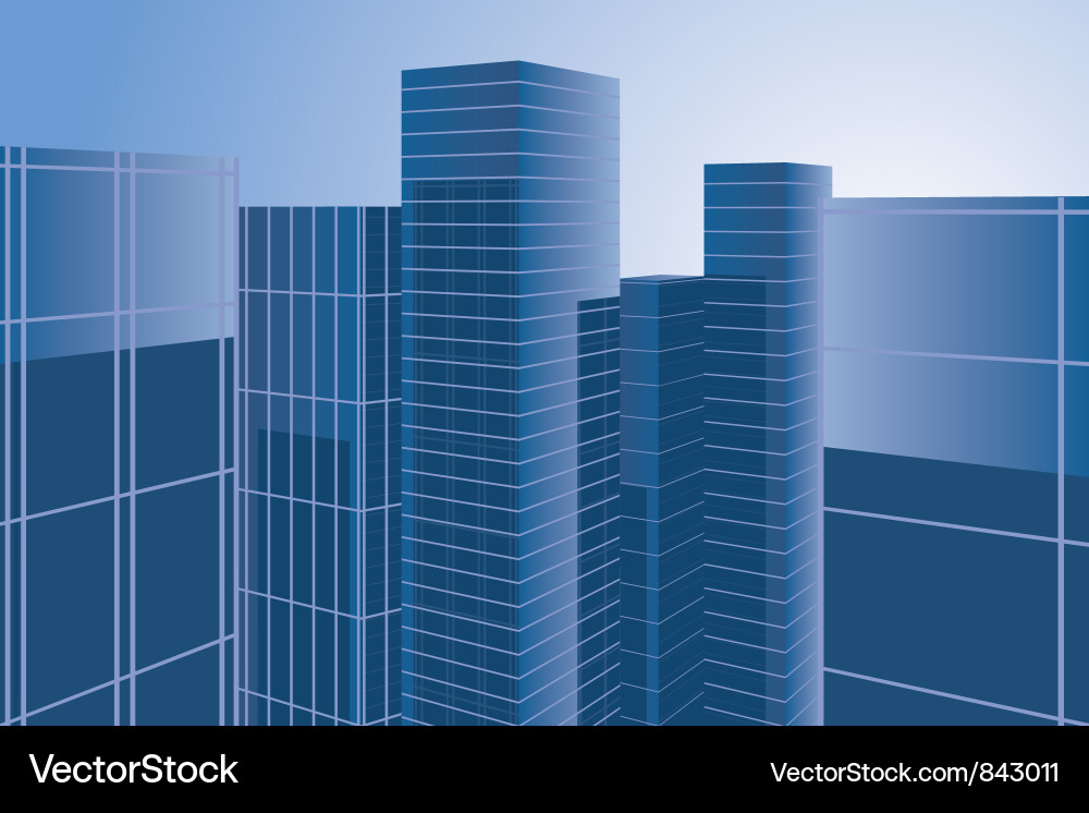 Cityscape Royalty Free Vector Image - VectorStock