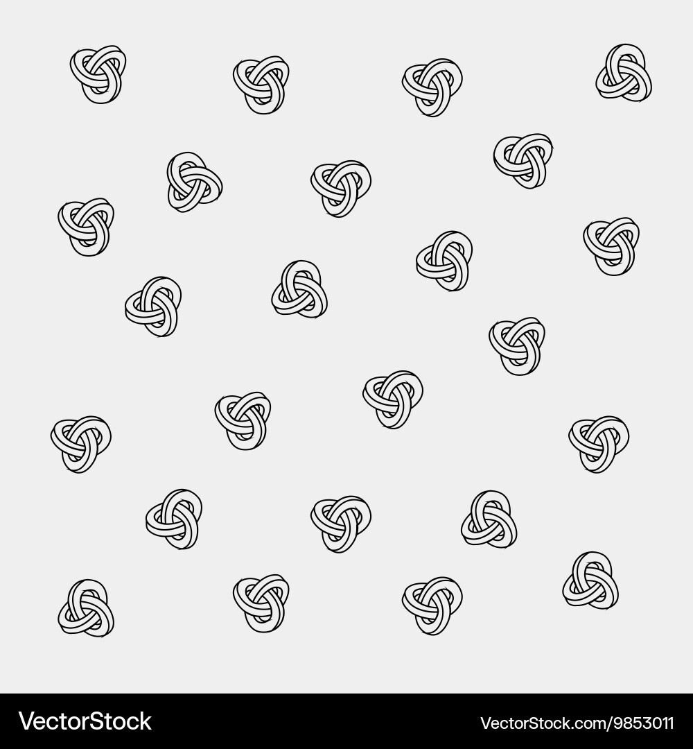 Pattern geometric seamless simple monochrome Vector Image