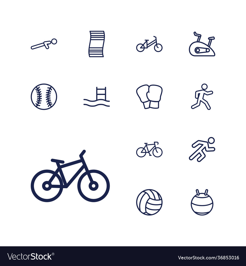 13 exercise icons