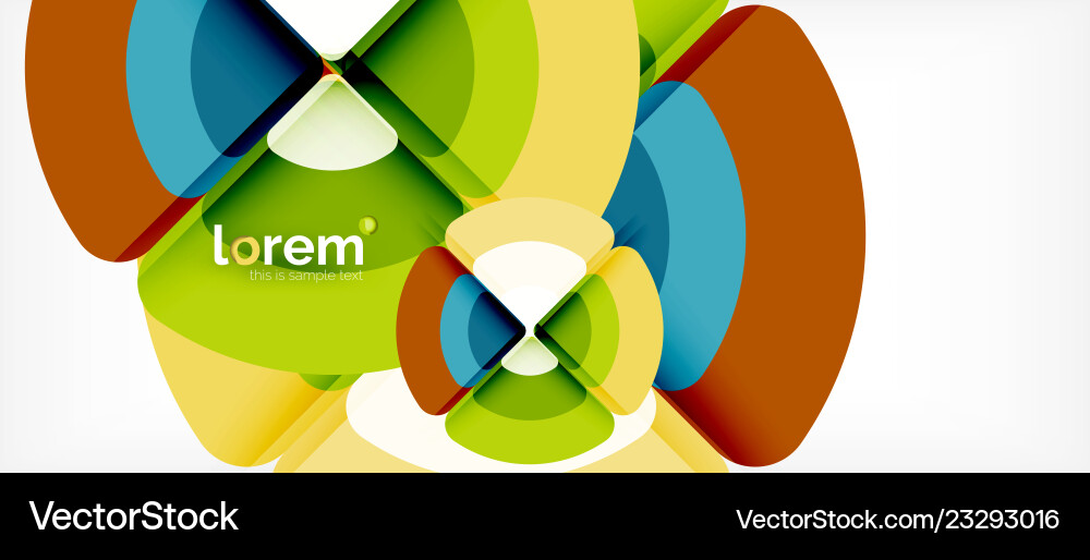Circle abstract background Royalty Free Vector Image