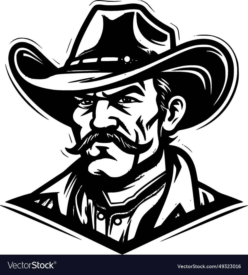 Cowboy - high quality logo ideal for t-shirt