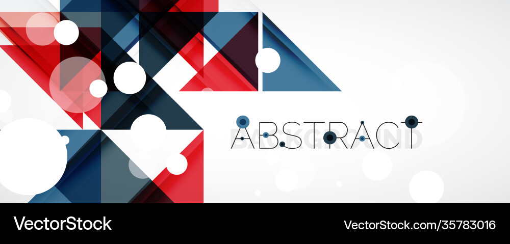 Geometric abstract background techno color Vector Image