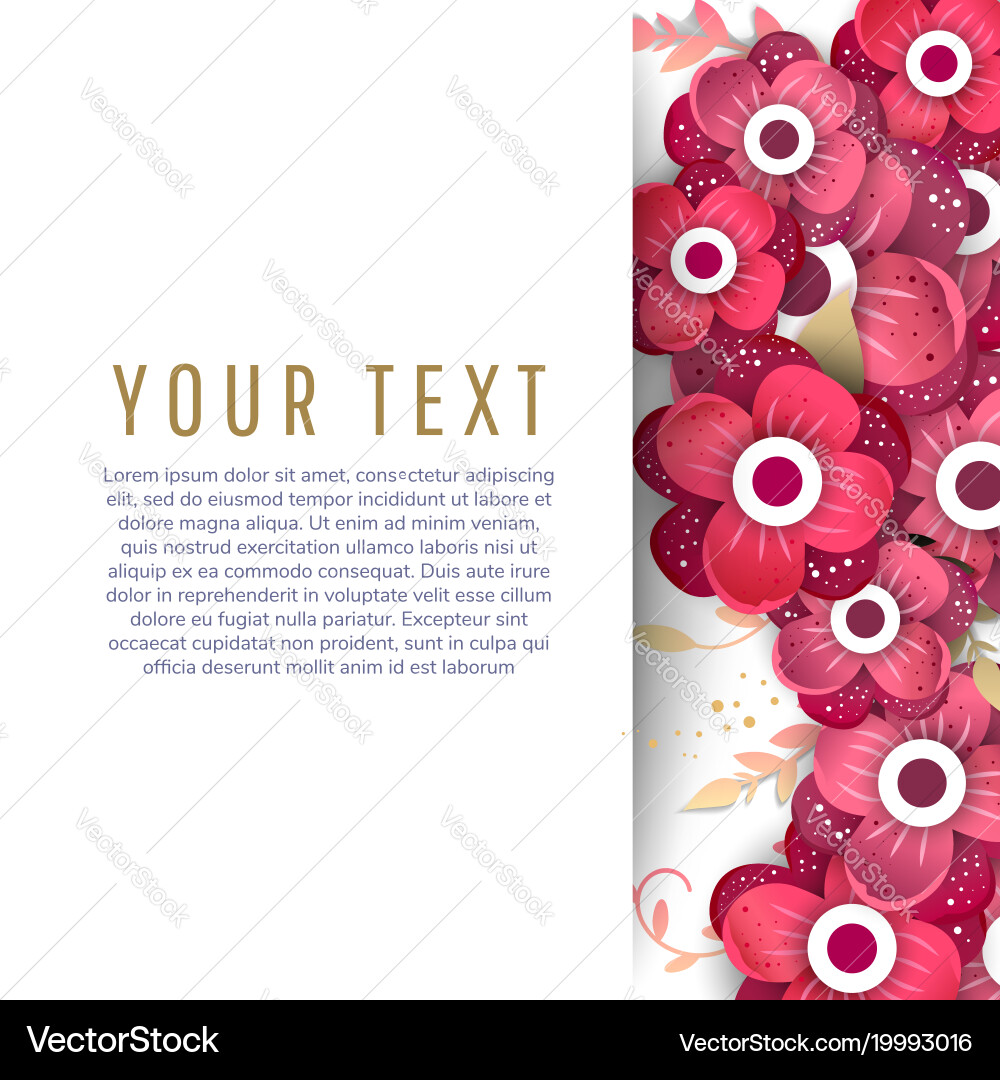 Spring card design Royalty Free Vector Image - VectorStock