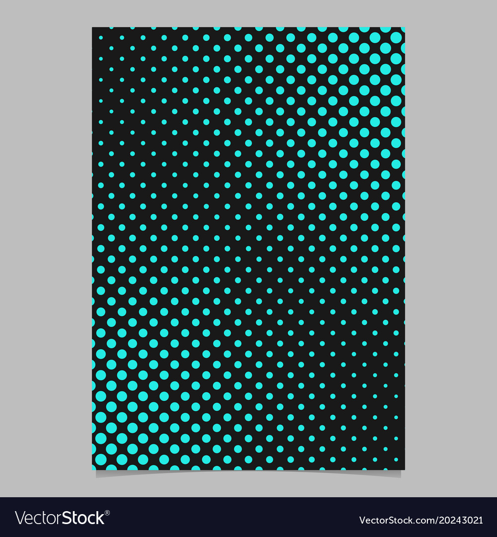 Abstract halftone dot pattern brochure background