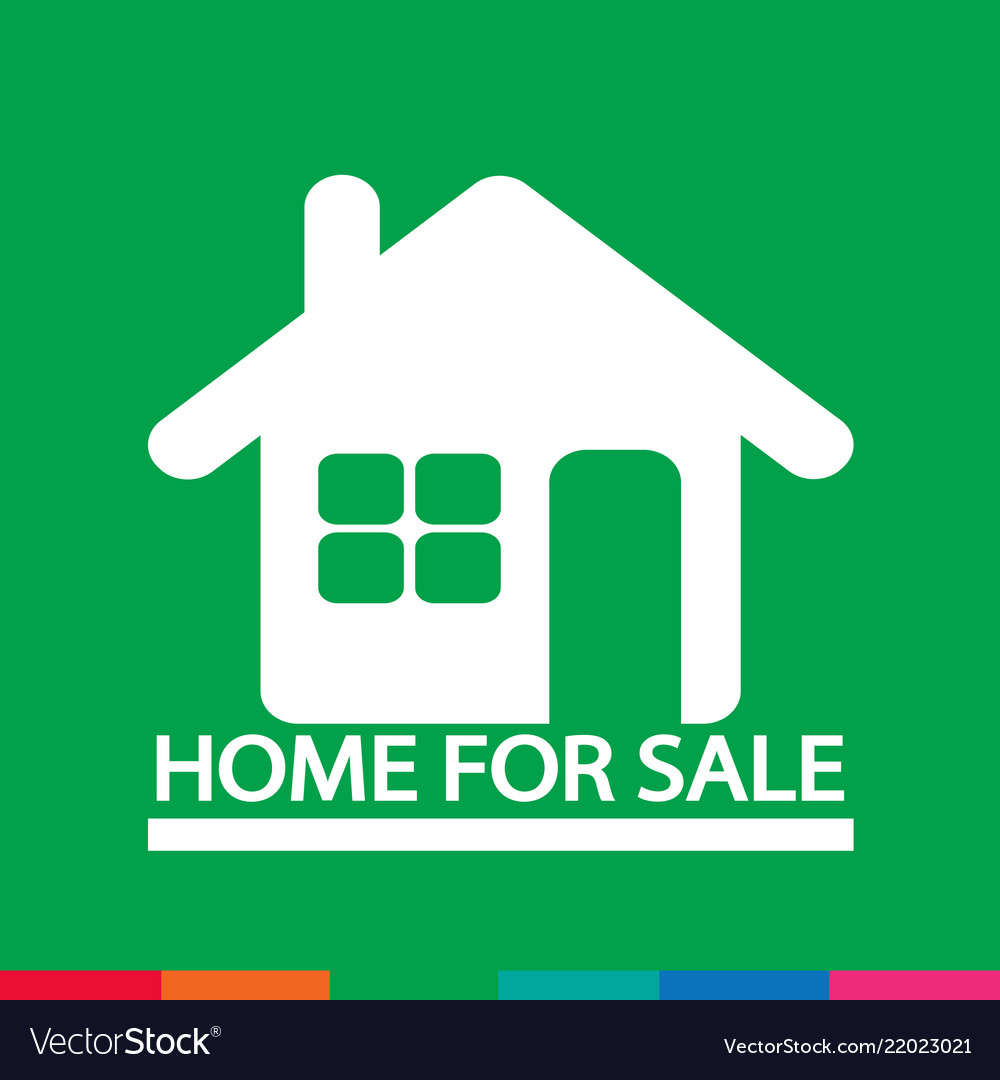 Home for sale icon design